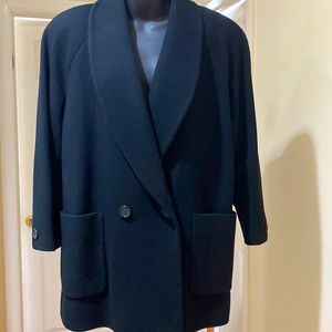 Jones New York Wool Double Breast Coat ~ Size 10 Petite ~